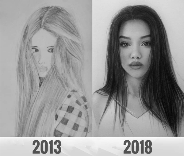 從手殘到大師,畫師用自己的經歷告訴人們,只要堅持就能實現夢想 從手殘到大師,畫師用自己的經歷告訴人們,只要堅持就能實現夢想