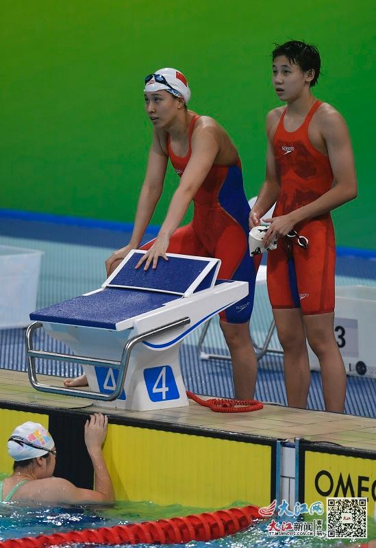 全運會女子4×100米自由泳接力 江西小將程玉潔所在聯合隊奪冠 全運會女子4×100米自由泳接力 江西小將程玉潔所在聯合隊奪冠