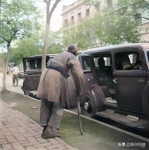 老照片：1938年生活在日軍佔領下的北京人民