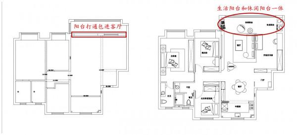 一梯兩戶半包20多萬，140㎡大橫廳打通陽臺，有200㎡大平層既視感