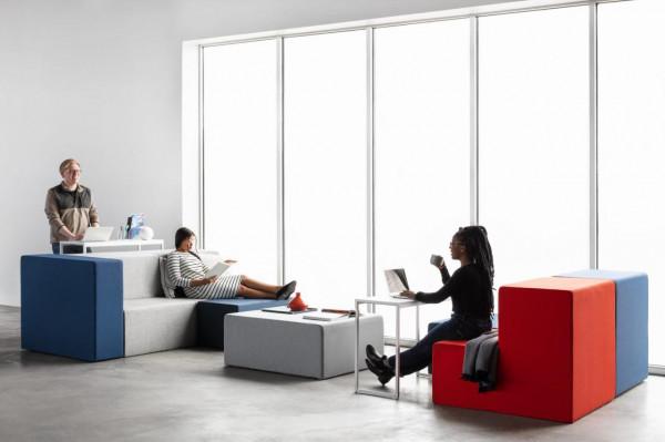 傢俱欣賞 | 靈活高效的協作型傢俱：Rise模組化座椅系列