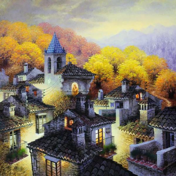 不是黑色的夜景，路易斯·羅梅羅的作品欣賞