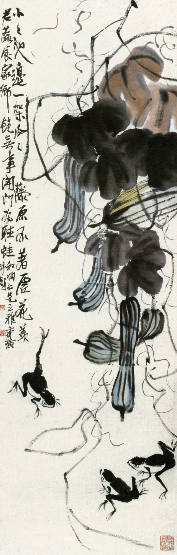 極罕見，齊白石20世紀20年代畫蛙