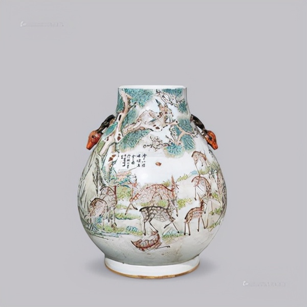 那些賣出百萬的淺絳彩瓷，你見過嗎