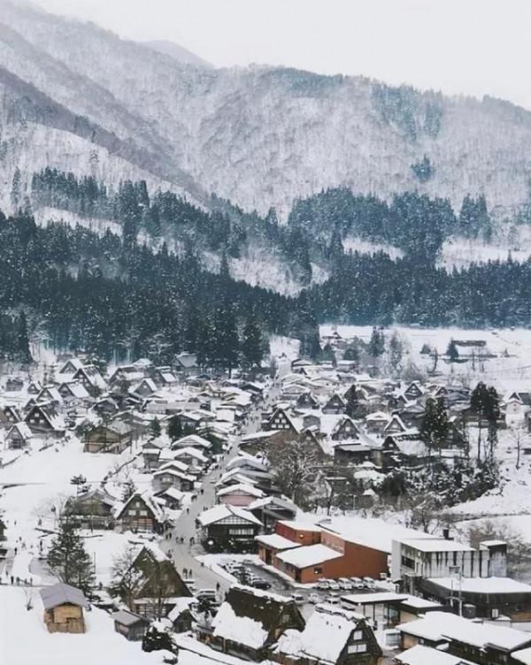 這樣的雪景，想一直住下去