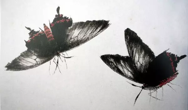 齊白石筆下的飛蟲,精細之極 齊白石筆下的飛蟲,精細之極