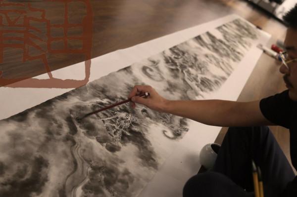 由龍辛丑鉅作《九龍圖》記錄