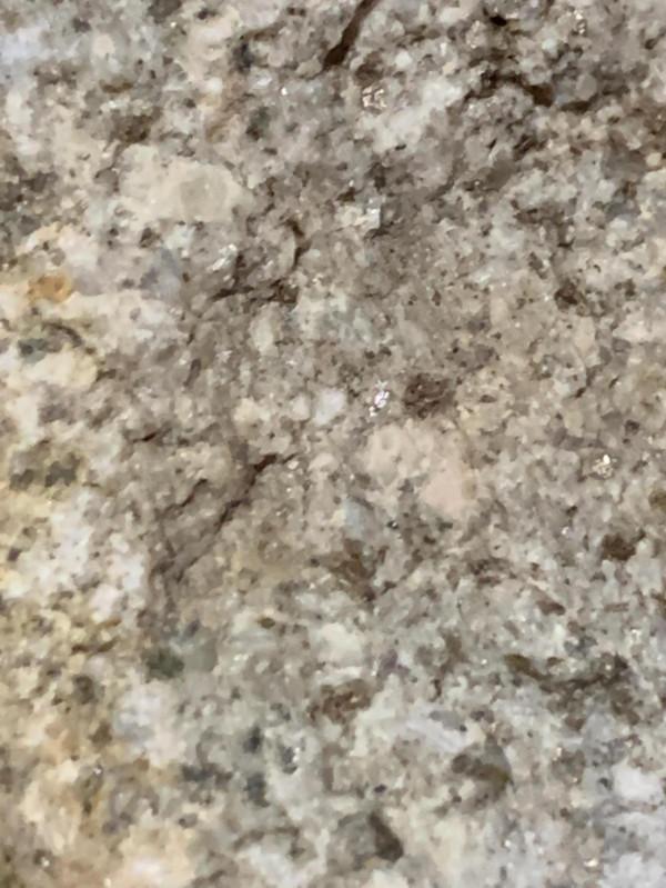 展示一塊月球玄武岩隕石