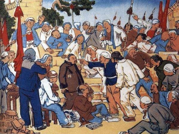 2011年，83歲的老人撫摸著一座墓碑，深情地說：父親，我是宜兒啊