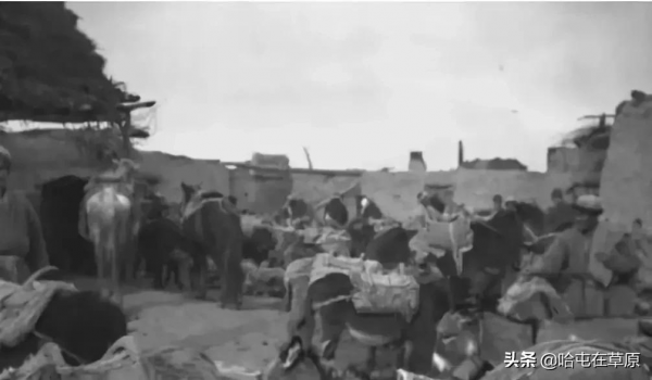 芬蘭元帥曼納海姆1906-1908年拍攝的新疆蒙古人