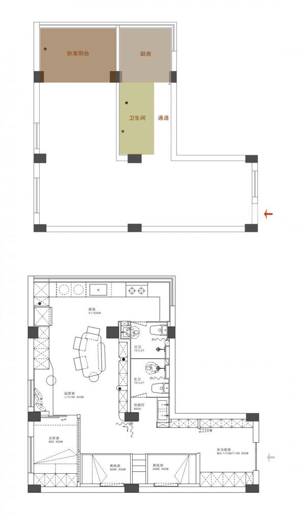 這套54㎡小宅，稱得上裝修範本！改成四臥一廳還不擁擠，太厲害了