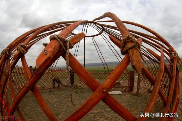 新疆哈薩克族的氈房