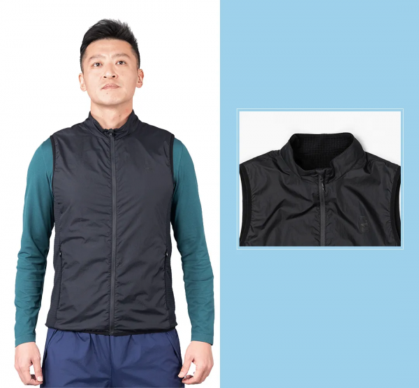 不拘一“面”的跑步馬甲，抵抗寒冷，保護”核心“