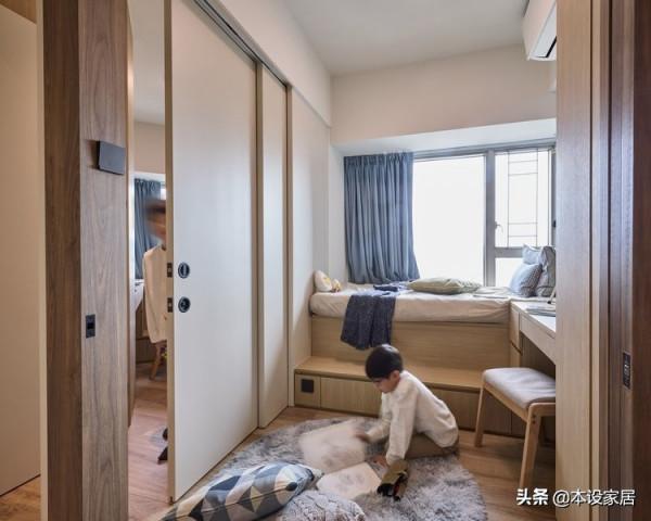 終於知道為什麼現代風這麼火，四口之家擠72㎡，卻藏不住的舒適感