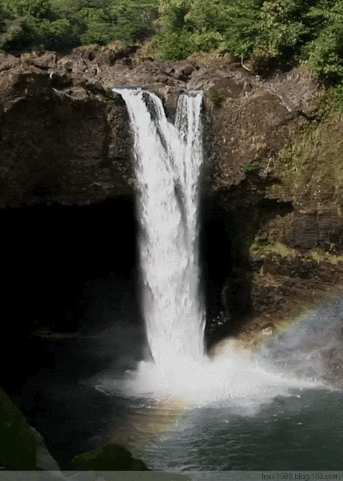 分享，最美瀑布，收藏了.