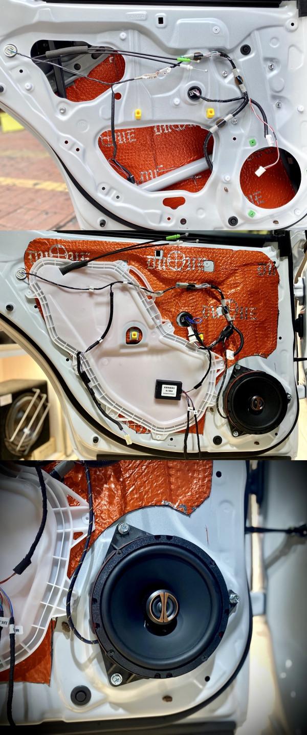 新款凱美瑞改裝酷爵兩分頻，再上一套氛圍燈-雲浮雲星汽車音響