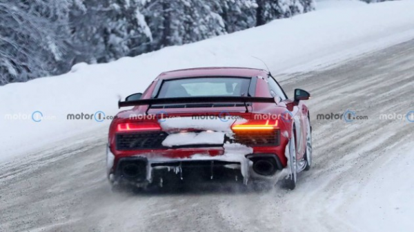 新款奧迪R8諜照,或是高效能後驅終極版,設計很誇張 新款奧迪R8諜照,或是高效能後驅終極版,設計很誇張