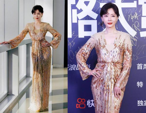 紅毯造型，姚安娜瘦一圈專注中性風，蔣勤勤西裝利落撞臉陳建斌