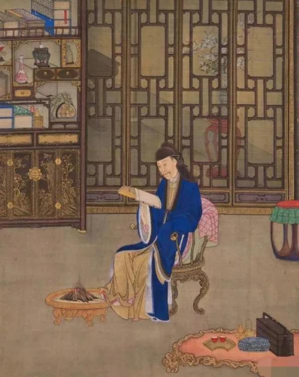 清代皇帝讀書像 清代皇帝讀書像