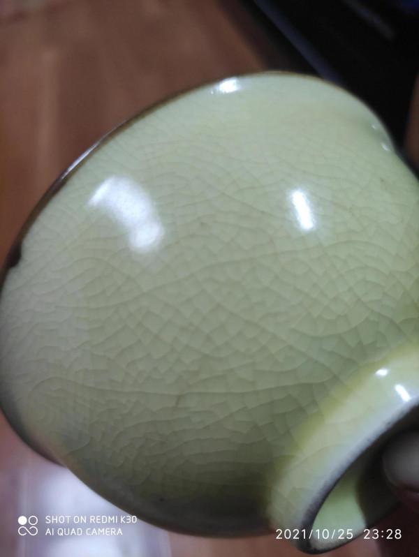 明永樂淡黃釉小碗 明永樂淡黃釉小碗