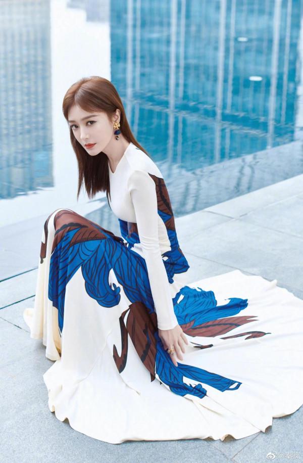 秦嵐美圖，精緻優雅，美目流盼，明豔動人