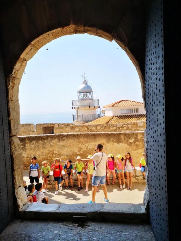 在西班牙小鎮潘尼斯科拉