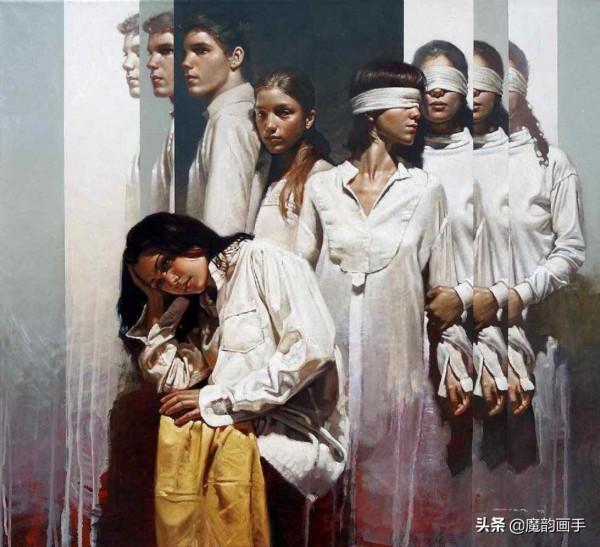 凝滯的空間瀰漫著神秘的氣息——迭戈·戴爾的另類油畫創作