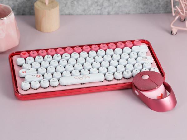 甜美人兒的首選 雷柏ralemo無線鍵鼠心花怒放版賞析