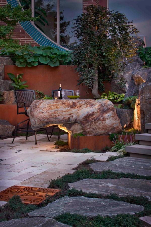 樹與一方石桌 樹與一方石桌