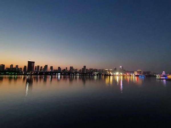 日照萬平口瀉湖夕照 日照萬平口瀉湖夕照