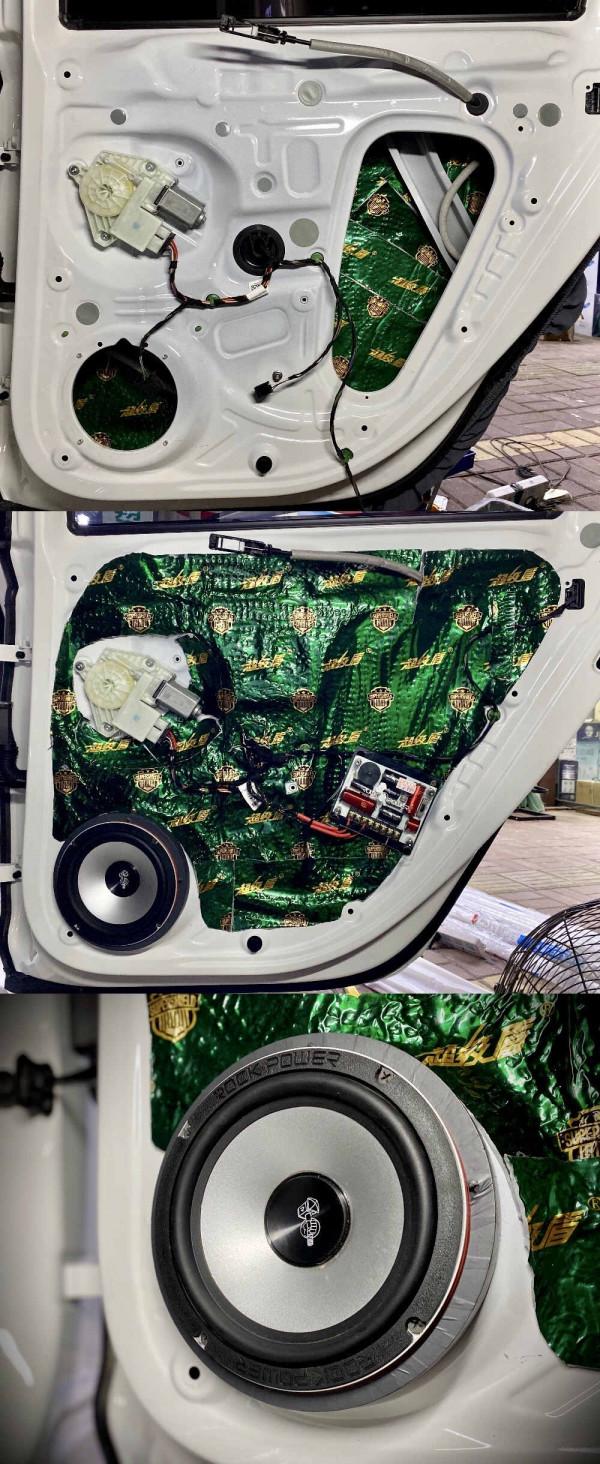 大眾朗逸純電動升級德國海螺3系-雲浮雲星音響