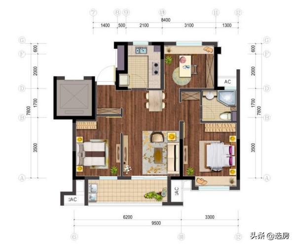 這應該是剛需業主最喜歡的完美戶型了,沒有之一 這應該是剛需業主最喜歡的完美戶型了,沒有之一