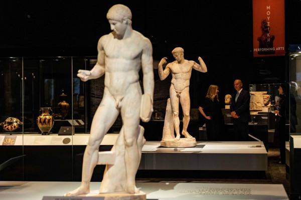 澳大利亞國家博物館展覽帶參觀者走進“古代奧運會” 澳大利亞國家博物館展覽帶參觀者走進“古代奧運會”