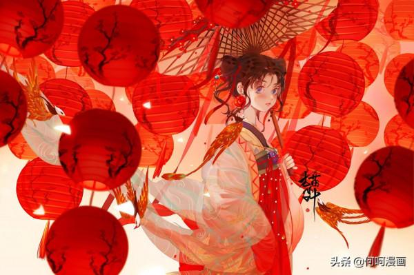 造型漂亮色彩唯美的一組國風（古典）人物插畫作品！讓人賞心悅目