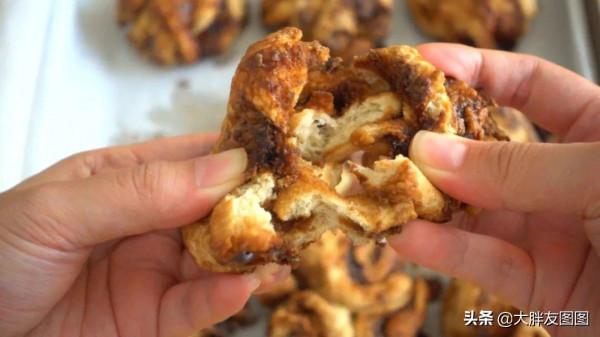 揭秘！糖花捲的簡易做法，中式髒髒包，鬆軟甜香，值得收藏