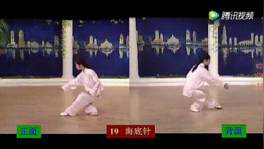 經典套路:24式簡化太極拳正反面演示 經典套路:24式簡化太極拳正反面演示