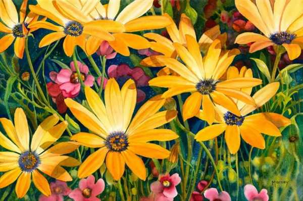 55歲拿起畫筆,成為最懂花的女人!筆下絢爛唯美的水彩花卉太美了 55歲拿起畫筆,成為最懂花的女人!筆下絢爛唯美的水彩花卉太美了