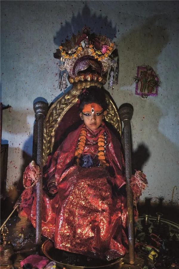 尼泊爾的“活女神” 尼泊爾的“活女神”