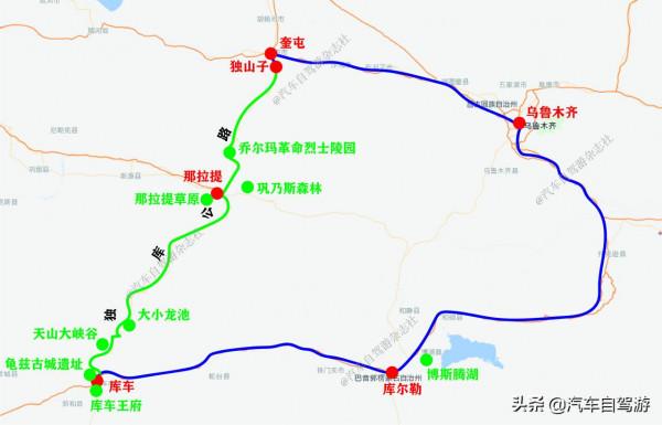7天假期,自駕遊獨庫公路全程,如何安排線路?(附路書及地圖) 7天假期,自駕遊獨庫公路全程,如何安排線路?(附路書及地圖)