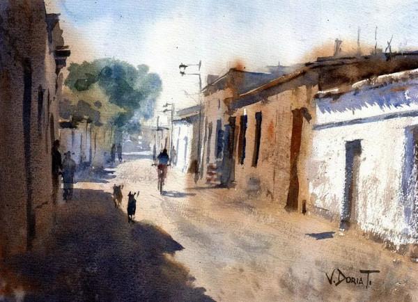 南美建築師的水彩作品