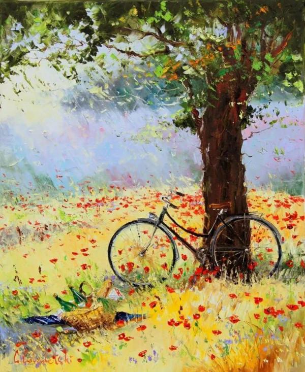 俄羅斯畫家格列布·戈魯貝茨基刀畫作品欣賞