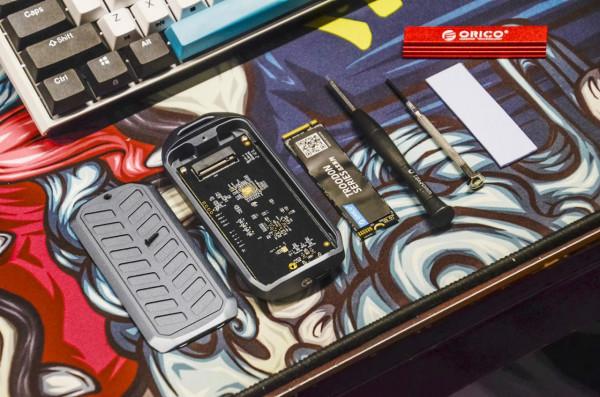 疾速讀寫、只需一瞬：ORICO USB4.0 NVMe行動硬碟盒