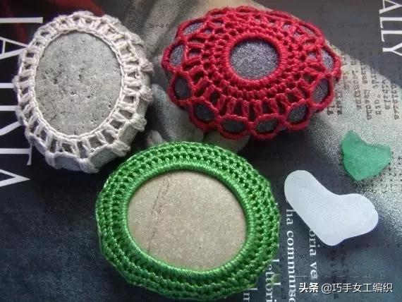 路邊撿些石頭，用毛線鉤起來給它們穿&OpenCurlyDoubleQuote;新衣&rdquo;吧~（附圖解）