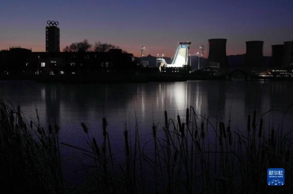 冬日裡的首鋼滑雪大跳臺