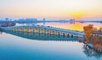 溼地公園景色新