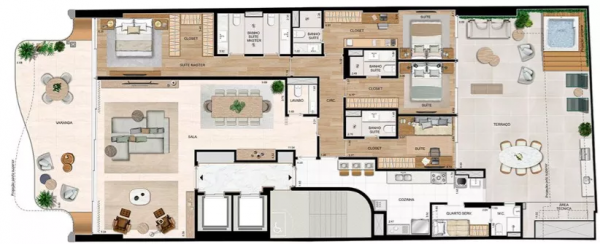 只有 6 層的小公寓,卻是一層一戶的大平層 只有 6 層的小公寓,卻是一層一戶的大平層