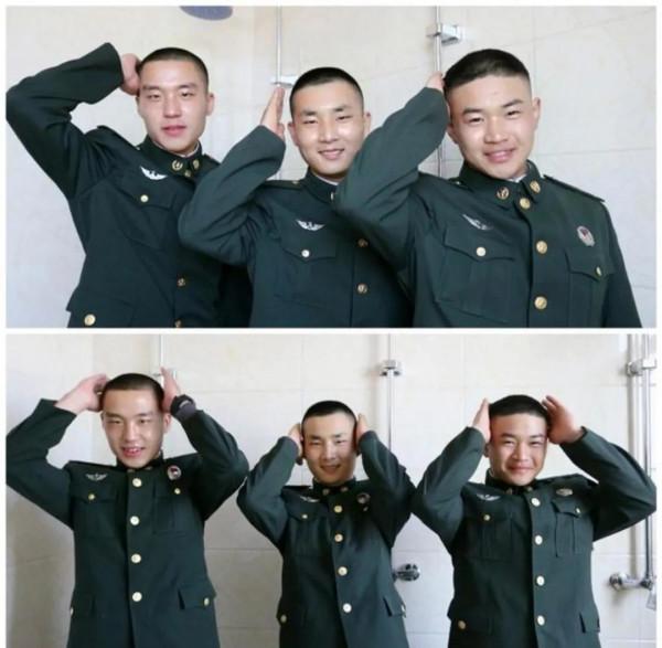 強烈要求中國男子國家足球隊髮型向我們的子弟兵看齊