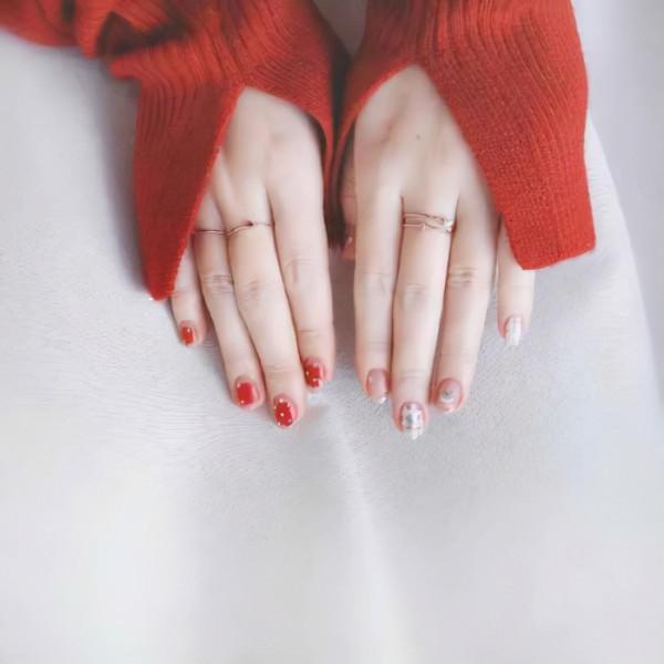 2021年新款式豆沙色美甲圖片 超溫柔粉豆沙色美甲