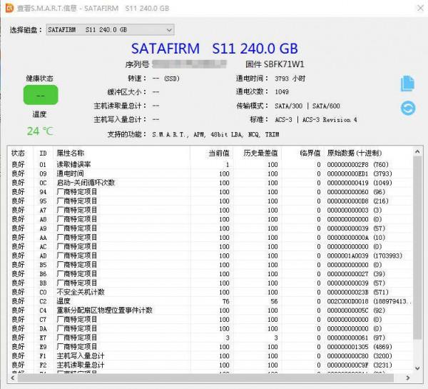 詭異的 SATAFIRM S11 硬碟問題，重啟資料自動還原？