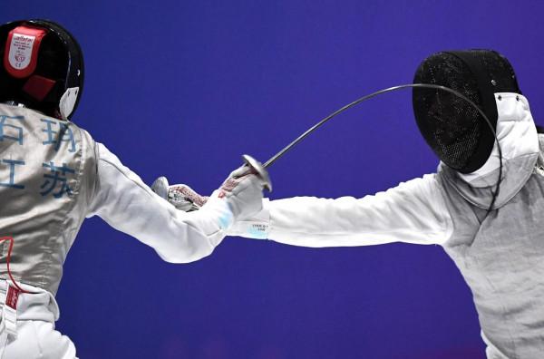 擊劍——女子花劍個人賽：石玥奪冠